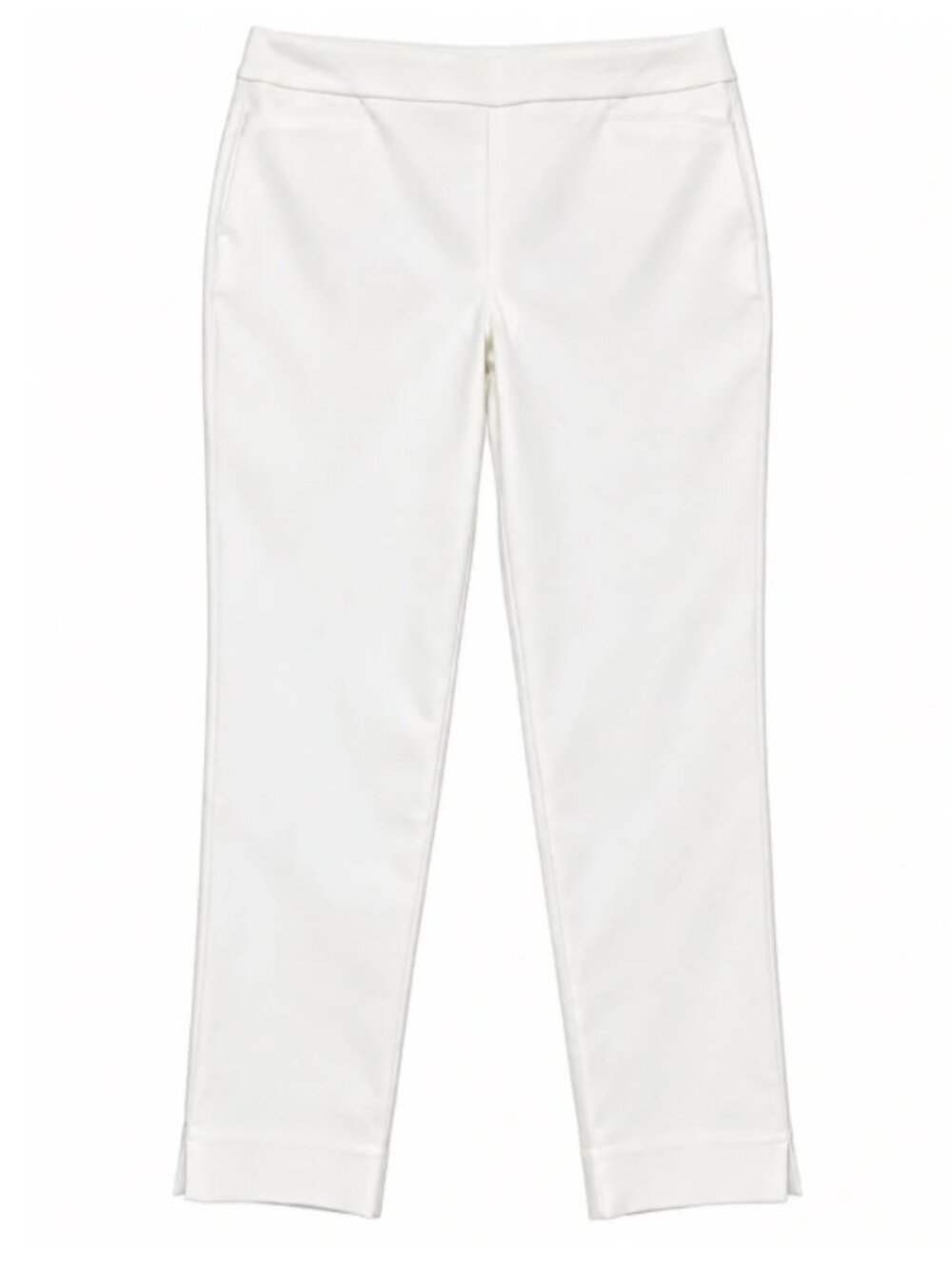 Chico's So Slimming Brigitte Slim Leg Crop Pant Alabaster Size 3 (16)